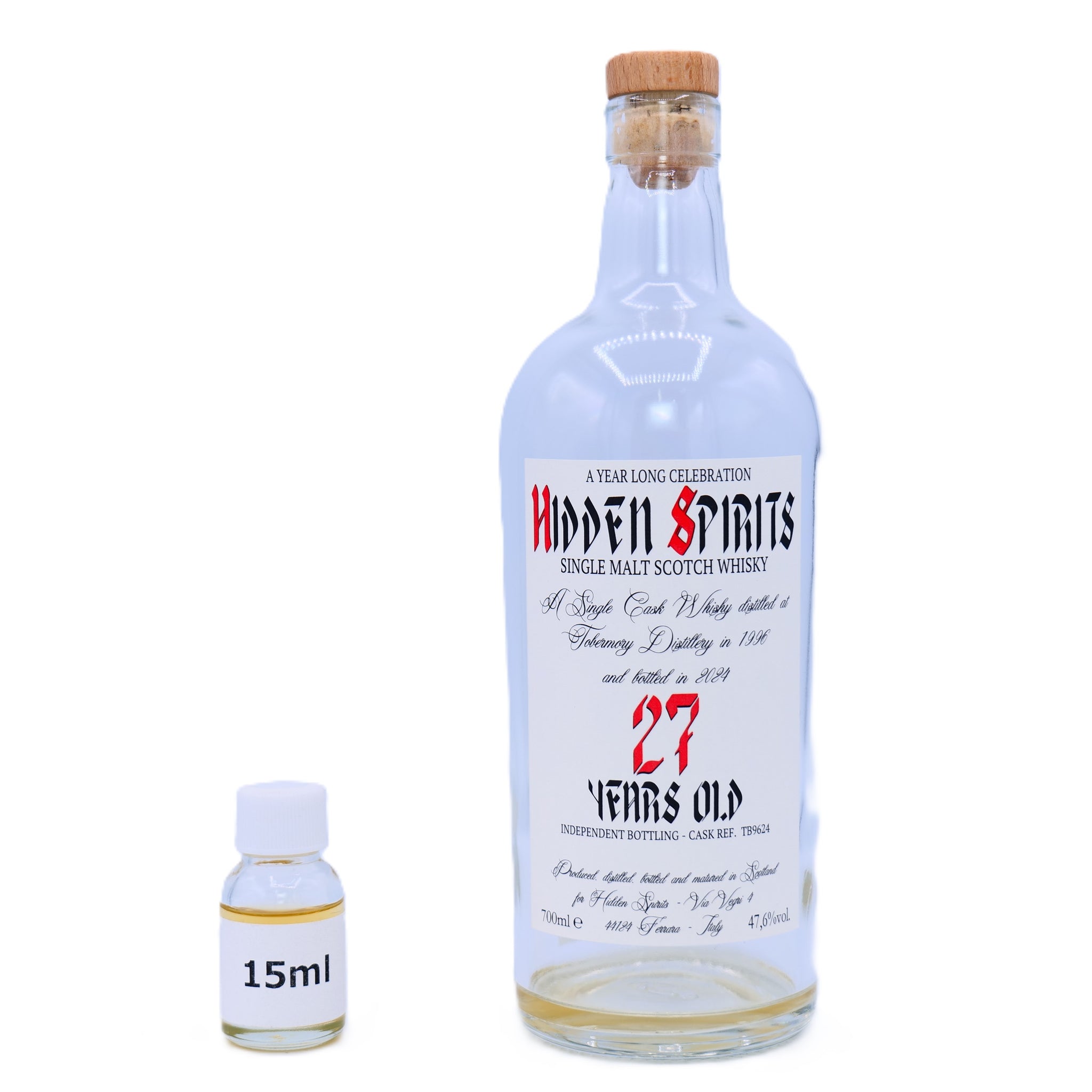 【15ml】トバモリー 1996-2024 27年 47.6％