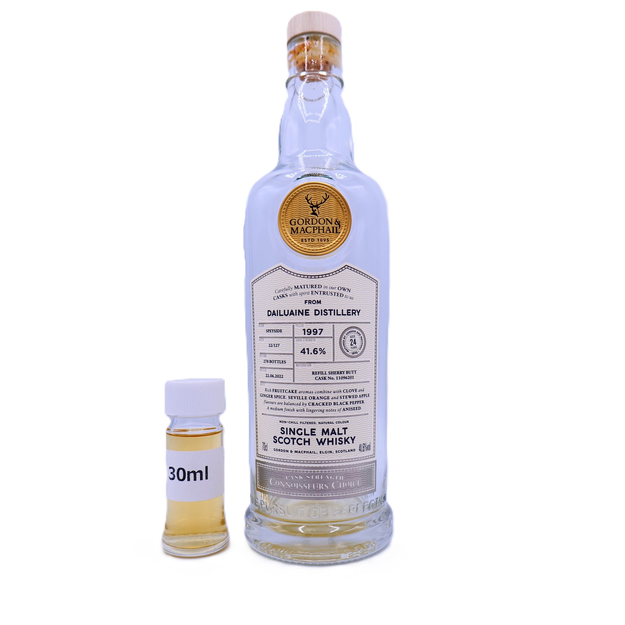 【30ml】ダルユーイン 1997 24年 41.6％