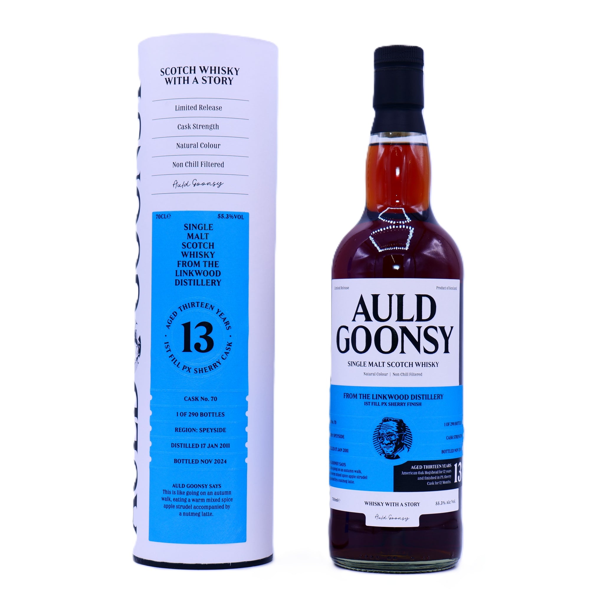 リンクウッド 2011 13年 55.3% 1st Fill PX Sherry Finish