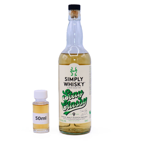 【50ml】グレンバーギー 9年 Stay Classy 52.7% バーボンカスク