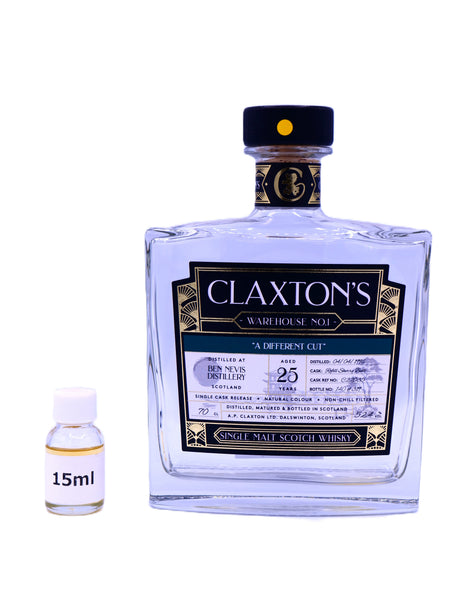 15ml】ベンネヴィス1996 25年 52.4％ リフィルシェリーバット – 麻屋商店