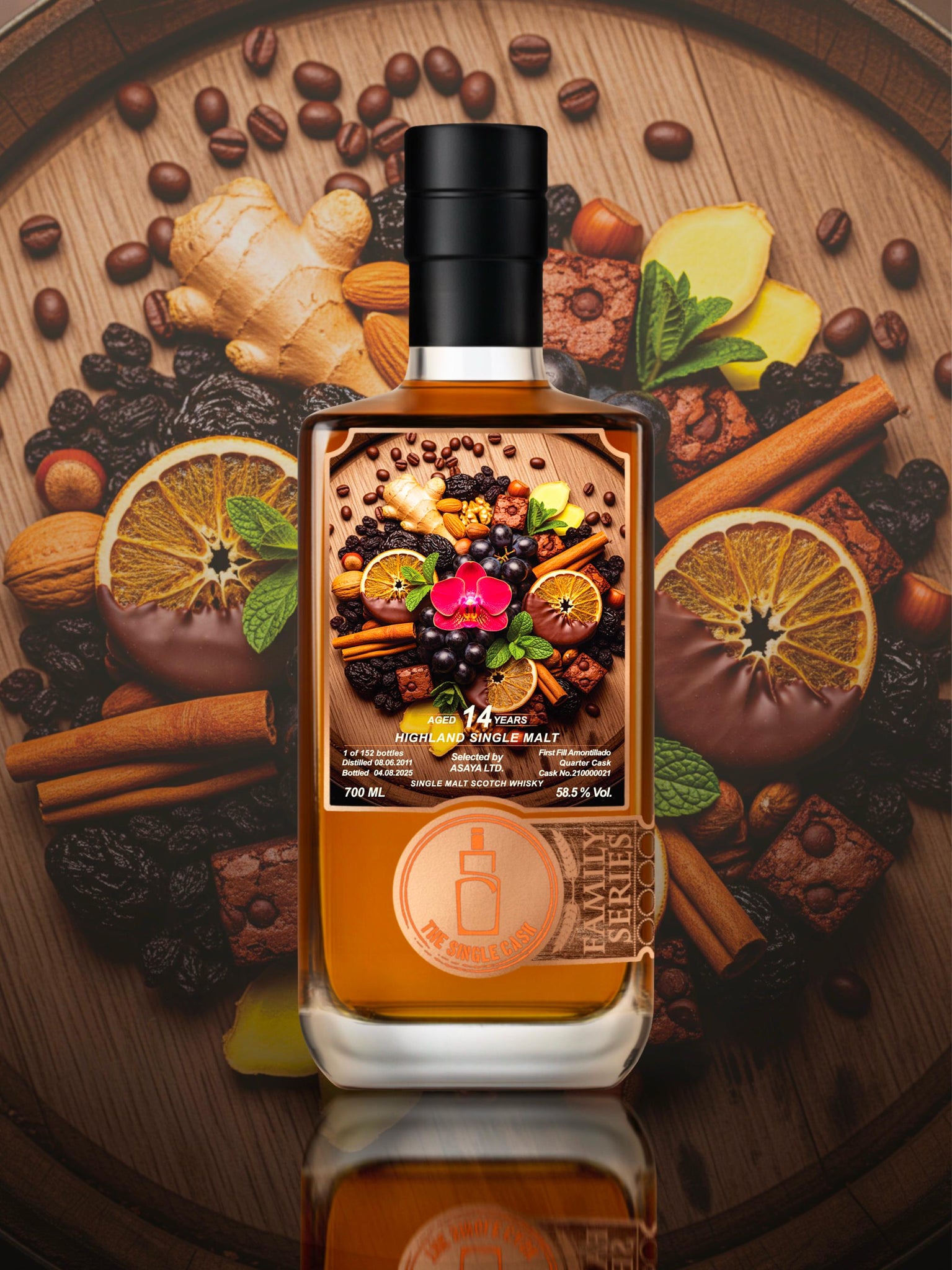 【12/13 21:30発売】ハイランドシングルモルト 2011 14年 58.5%