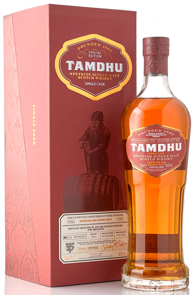 TAMDHU シングルカスク 700ml 58.6% SHINANOYA タムデュー 2006-2022 EXCLUSIVE CASK FOR SHINANOYA – 麻屋商店